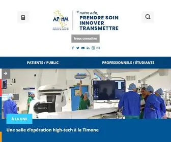 AP-HM.fr(Assistance Publique) Screenshot