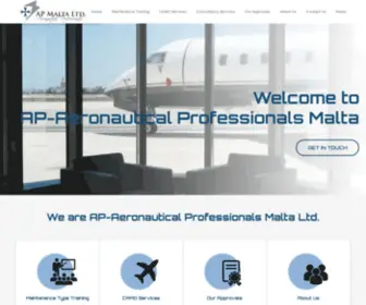 AP-Malta.com(AP-Aeronautical Professionals Malta EASA Maintenance Training & CAMO services) Screenshot