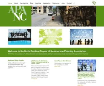 Apa-NC.org(North Carolina Chapter of the American Planning Association) Screenshot
