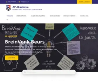 Apa.ac.za(AP Akademie) Screenshot