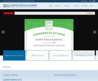 Apacademy.org(Austin Peace Academy) Screenshot