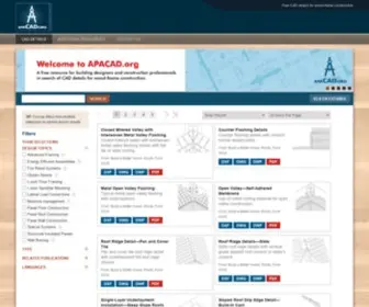 Apacad.org(CAD Details) Screenshot