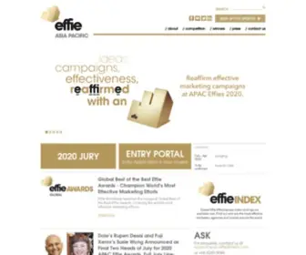 Apaceffie.com(APAC Effie Awards) Screenshot