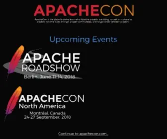 Apachecon.com(Apachecon) Screenshot