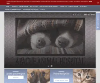 Apacheanimal.com(Veterinarian in Minneapolis) Screenshot