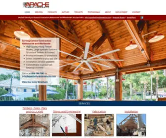 Apacheforestproducts.com(Apache Forest Products) Screenshot