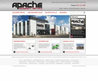 Apacherentals.com(Equipment Rentals in Phoenix AZ) Screenshot