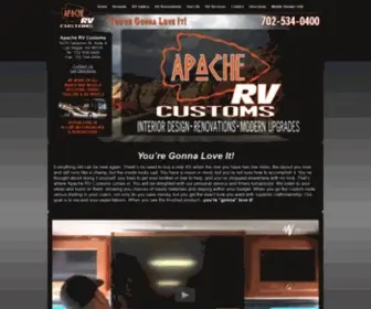 ApachervCustoms.com(Apache RV Customs) Screenshot