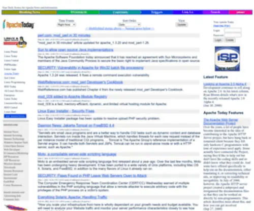 Apachetoday.com(Apache Today) Screenshot