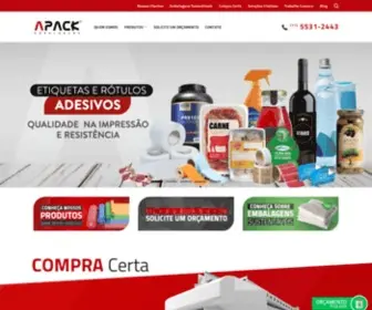 Apack.com.br(Apack Embalagens) Screenshot