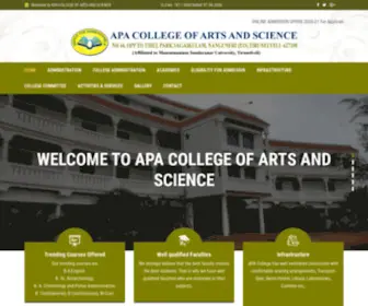 Apacollege.in(Apa College in Tirunelveli) Screenshot