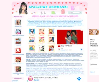 Apaczowe-Ubieranki.pl(Gry dla dziewczyn) Screenshot