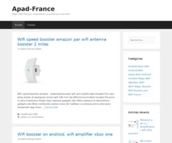 Apad-France.fr(Magic Wifi Booster) Screenshot