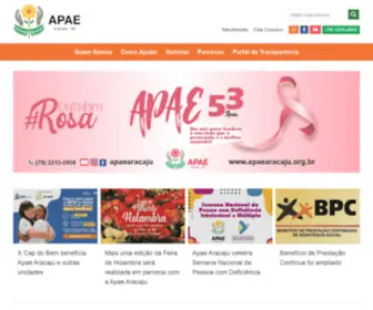 Apaearacaju.org.br(APAE Aracaju) Screenshot