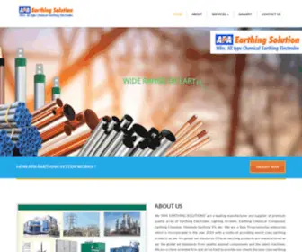 Apaearthingsolution.com(Chemical Earthing Electrodes Manufacturers & Supplier in Noida) Screenshot