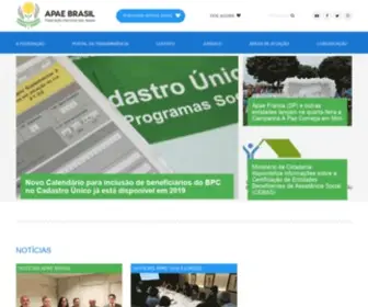 Apaebrasil.org.br(Apae brasil) Screenshot