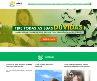 Apaediadema.org.br(APAE Diadema) Screenshot