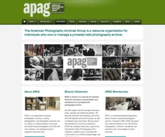 Apag.us(The American Photography Archives Group) Screenshot