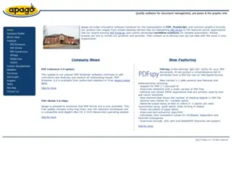 Apagoinc.com(Apago) Screenshot