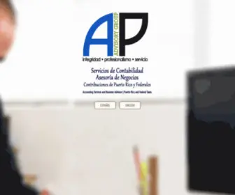 Apagpr.com(AP Advisory Group) Screenshot