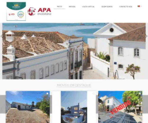 Apaimobiliaria.pt(APA Imobiliária) Screenshot