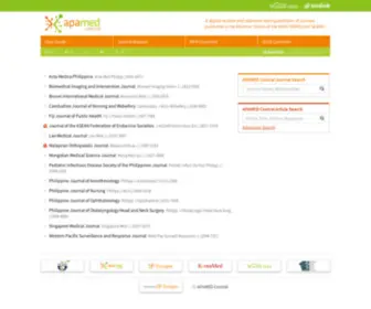 Apamedcentral.org(APAMED Central) Screenshot