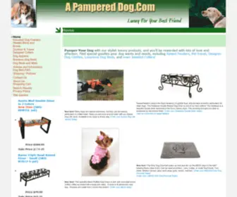 Apampereddog.com(Something special for your dog) Screenshot