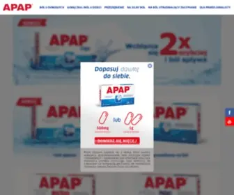 Apap.pl(Bezpieczny lek na ból) Screenshot