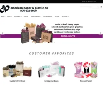 Apaper.com(American Paper and Plastic) Screenshot