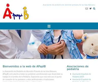 Apapib.es(Asociación de pediatría de atención primaria de las Islas Baleares) Screenshot