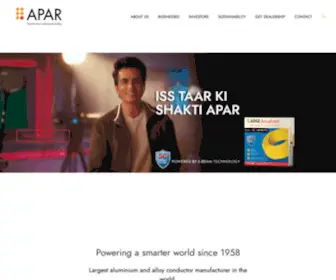Apar.com(Tomorrow’s solutions today) Screenshot