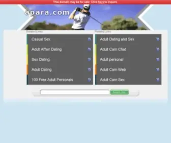Apara.com(Contact with domain owner) Screenshot