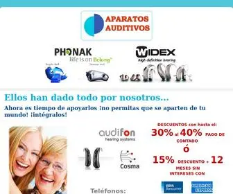 Aparatosauditivos.com.mx(Aparatos Auditivos) Screenshot