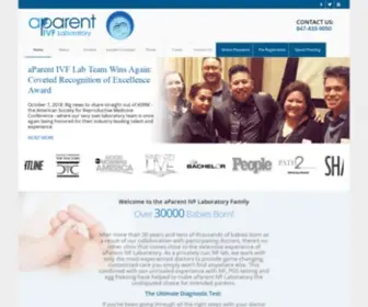 Aparentivf.com(AParent IVF) Screenshot