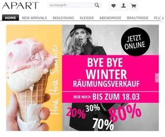 Apart-Fashion.de(APART Fashion GmbH) Screenshot
