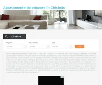 Apartamentele.md(Apartamente în Chișinău) Screenshot