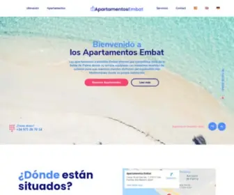 Apartamentosembat.com(Apartamentos Embat) Screenshot