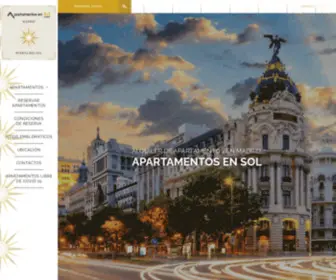 Apartamentosensol.com(Apartamentos En Sol en Madrid) Screenshot