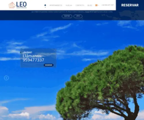 Apartamentosleo.com(Apartamentos Leo) Screenshot