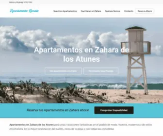 Apartamentoslevante.net(Apartamentos en Zahara de los Atunes) Screenshot