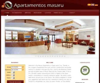 Apartamentosmasaru.com(Apartamentosmasaru) Screenshot