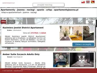 Apartamentyjoanna.pl(Apartamenty) Screenshot