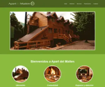 Apartdelmaiten.com.ar(Apart del Maiten) Screenshot