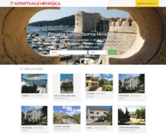 Apartmaji-Hrvaska.net(Apartmaji Hrvaška) Screenshot