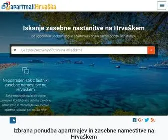 Apartmaji-Hrvaska.si(Apartmaji ob morju in poceni privatna namestitev na Hrvaškem (2020)) Screenshot