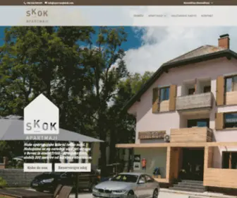 Apartmajiskok.com(Apartmaji Skok) Screenshot