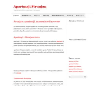 Apartmajistrunjan.si(Apartmaji Strunjan 2021) Screenshot