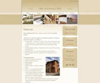 Apartmani-Altis.com(Smještaj u Zagrebu) Screenshot