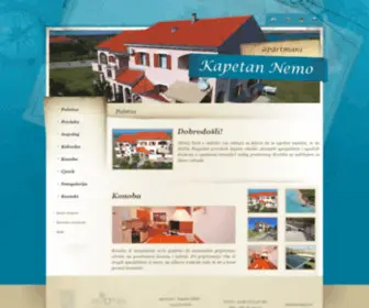 Apartmani-Nemo.com(Apartmani Kapetan Nemo) Screenshot