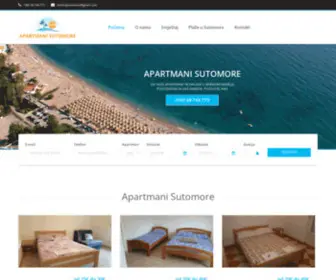 Apartmani-Sutomore.com(Apartmani Sutomore) Screenshot